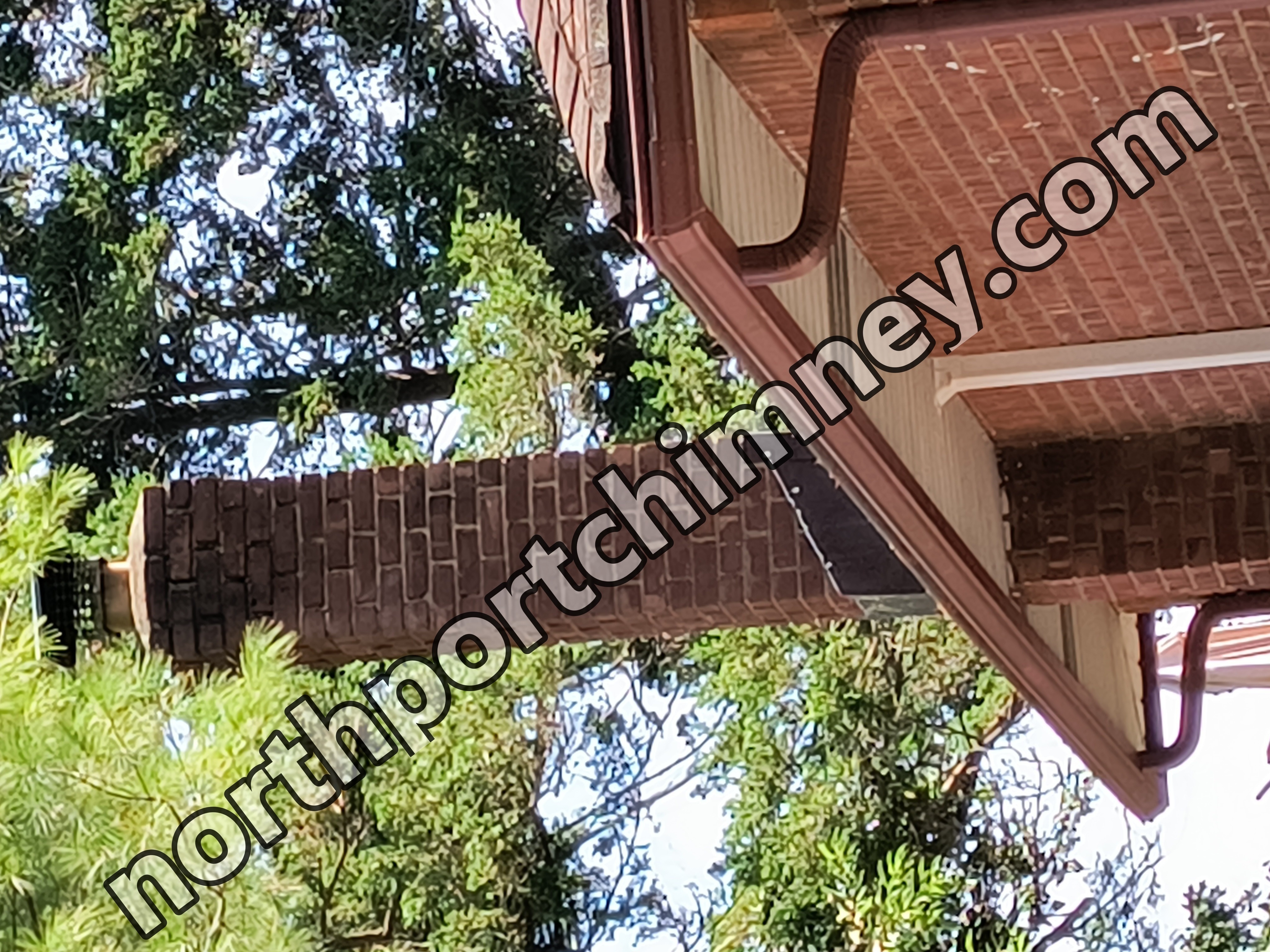 Before and after professional chimney cleaning in Northport, NY