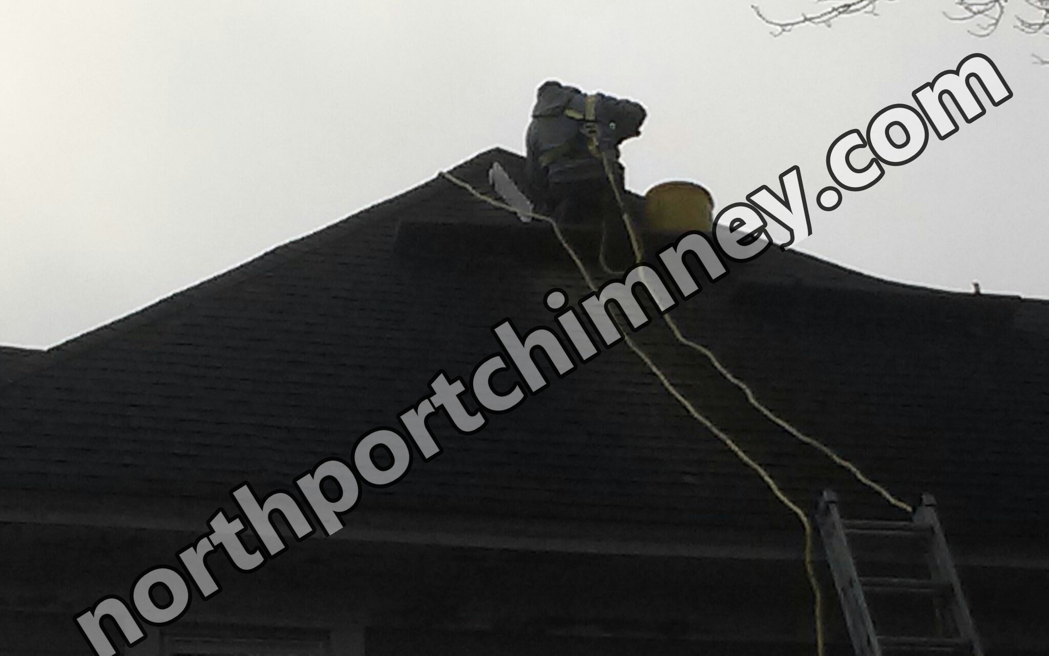 Oil chimney cleaning and soot removal in Northport, NY